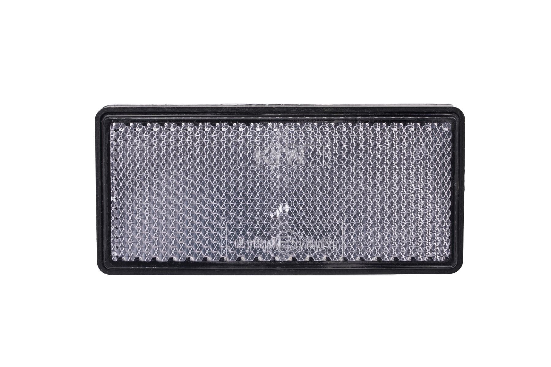 Catadioptru dreptunghiular autoadeziv 86x40mm Alb Runkit - imagine 1