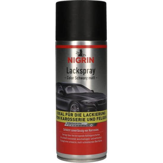 Spray vopsea, Nigrin, negru mat, 400 ml Nigrin - imagine 1