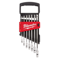 Set de chei combinate cu clichet Maxbite™ metric, 7buc 8-17 mm Milwaukee - imagine 1