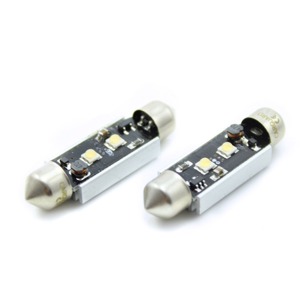 Bec Led Sofit Cree Chip C5W 12V 5W -Set 2 buc Carguard - imagine 1
