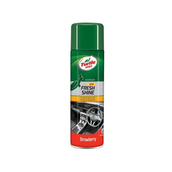 Spray silicon bord cu aroma de capsuni TURTLE WAX Fresh Shine Strawberry 500 ml Turtle Wax - imagine 1