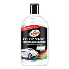 Solutie polish+ceara culoare alba 3 in 1 Color Magic Jet Bright White TURTLE WAX 500 ml Turtle Wax - imagine 1
