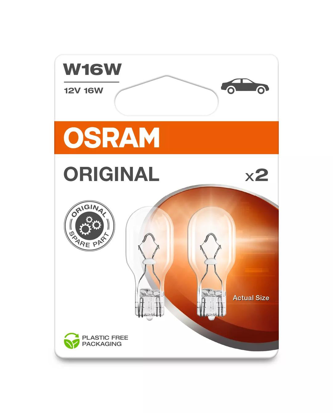 Bec Osram Original W16W 12V 16W W2,1x9,5d Osram - imagine 1