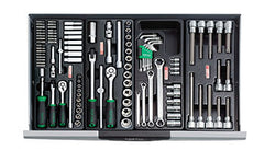 Dulap GRI 315 piese (8 sertare) Toptul - imagine 3