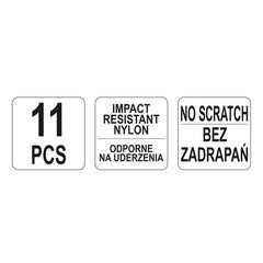 Set 11 extractoare din plastic Yato - imagine 4
