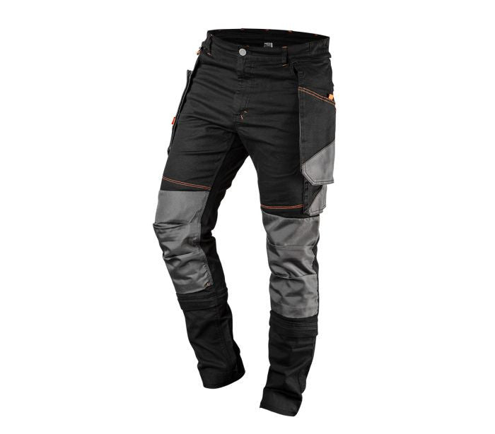 Pantaloni de lucru HD Slim, buzunare detașabile, mărime L Neo Tools - imagine 1