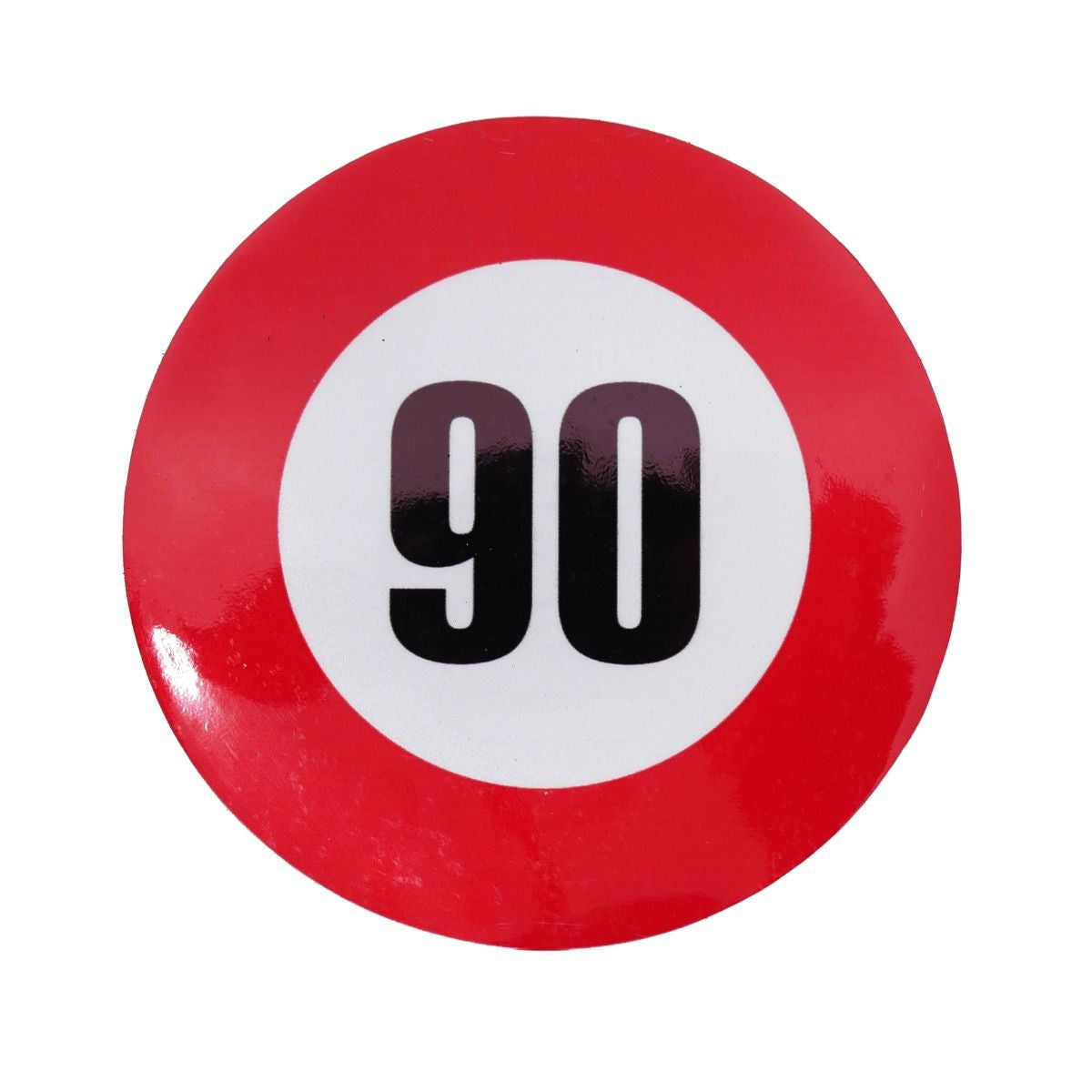 Autocolant reflectorizant limita viteza 90 km/h fi12 cm Runkit - imagine 1