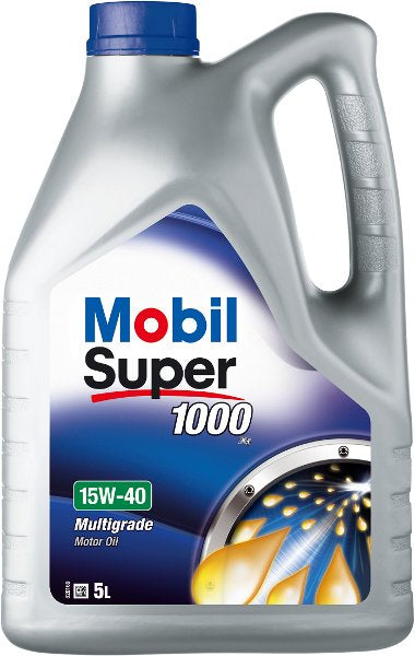 Ulei motor Mobil Super 1000 X1 15W40 5L Mobil - imagine 1