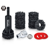 Set de polizor butuc roata 14 buc Toptul - imagine 1