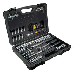 Set de chei tubulare STANLEY® de 1/4 in., 3/8 in. 1/2 in., 80 buc. Stanley - imagine 1