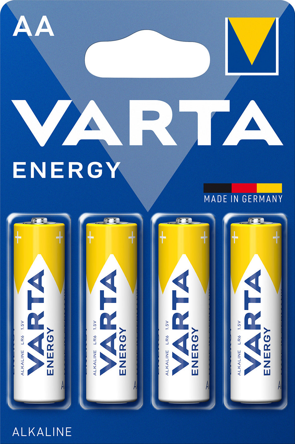 Baterie Varta Energy AA 1.5V LR06 • Set 4 buc Varta - imagine 1