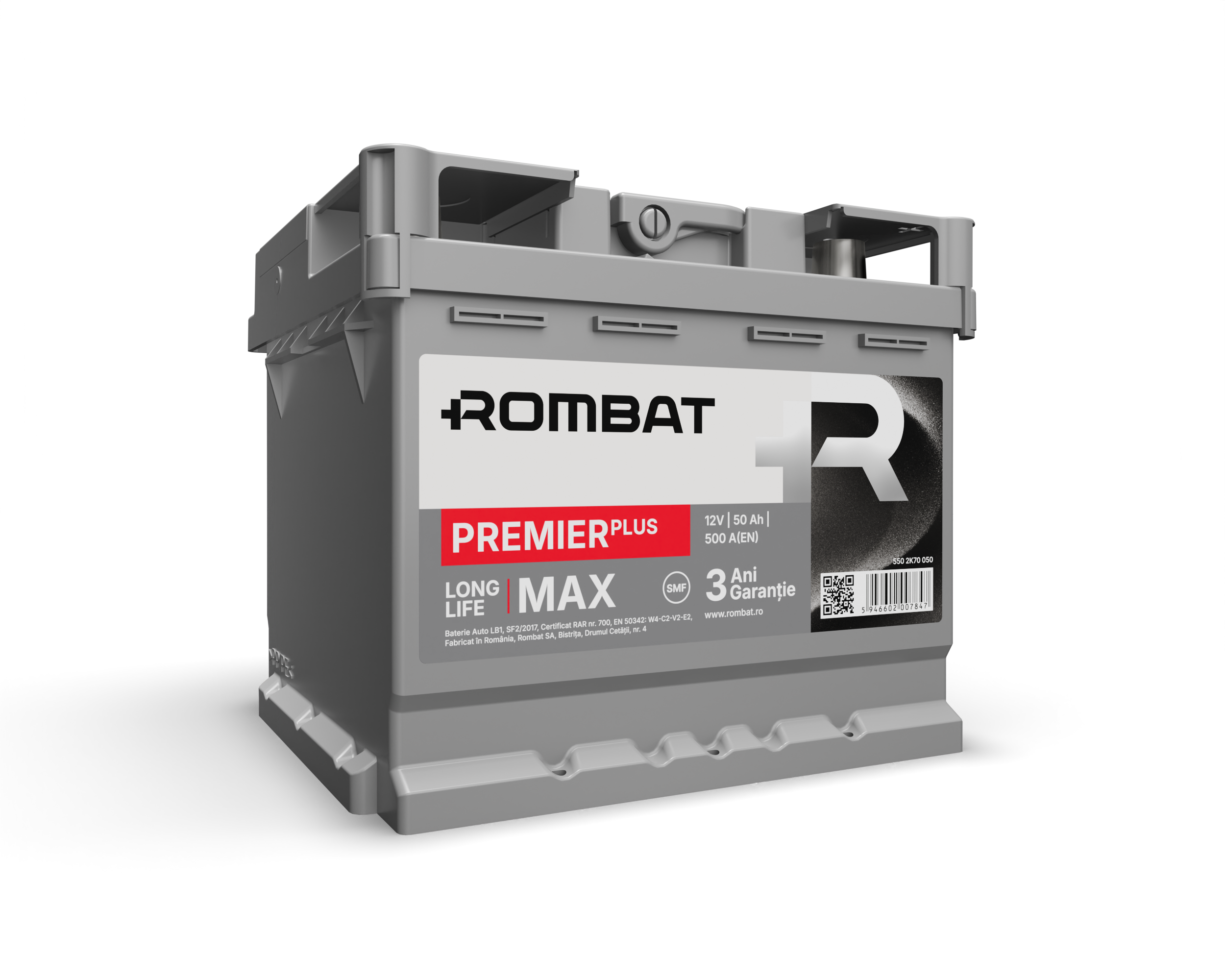 Acumulator Rombat Premier PLUS 50Ah Rombat - imagine 1