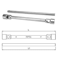 Cheie tubulara roti camion 32/33 mm Toptul - imagine 1