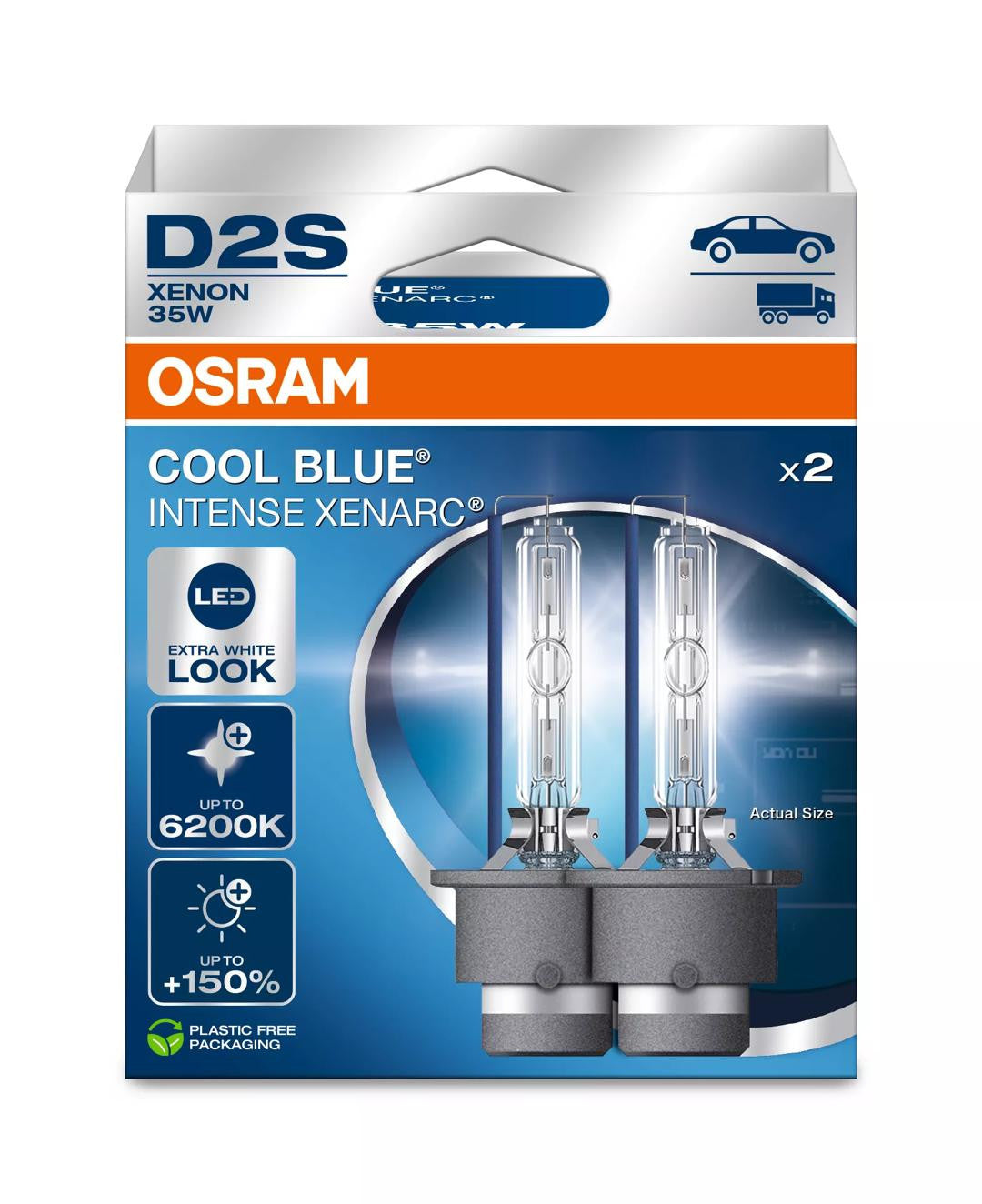 Bec Osram Xenarc Cool Blue Intense D2S 35W 85V P32d-2 Set 2 buc Osram - imagine 1