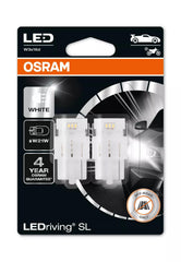 Bec Osram LEDriving SL W21W Alb | 12V - W3x16d - Set 2 buc (Off-Road) Osram - imagine 1