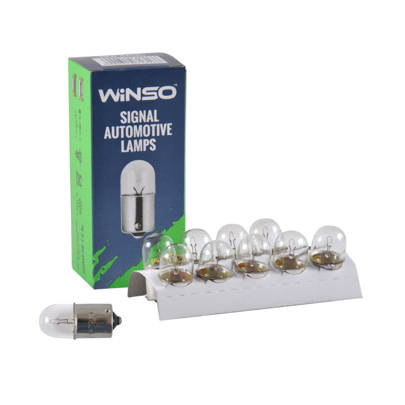 Bec Halogen Winso 12V R5W 5W BA15s Winso - imagine 1
