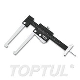 Subler pentru discuri de frana si adancime cauciucuri 0-60 MM Toptul - imagine 1