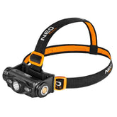 Lanterna frontala reincarcabila prin USB, 1000 lm rosu / albastru CREE LED, acc. 3.7V Li-Ion Neo Tools - imagine 1