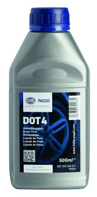 Lichid de frana DOT4 sintetic 0.5L Hella - imagine 1