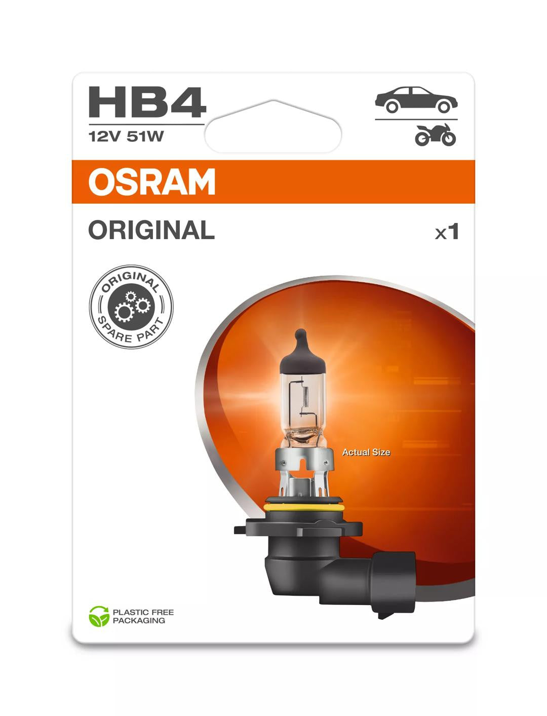 Bec Osram Original HB4 12V 51W P22d Osram - imagine 1