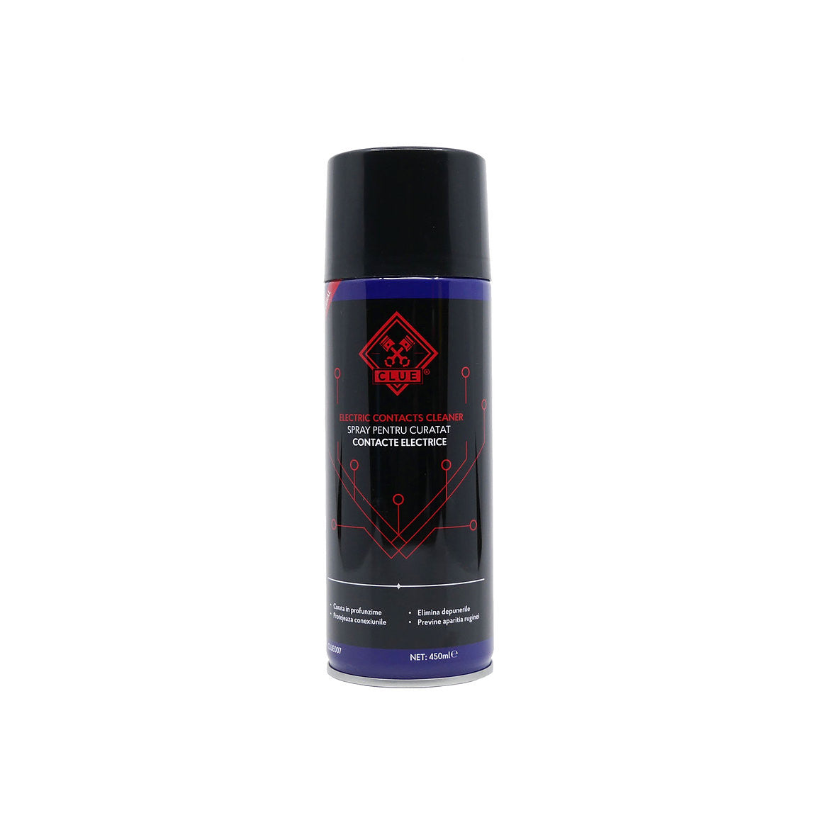 Spray curatat contacte electrice MTR 450 ml CLUE - imagine 1