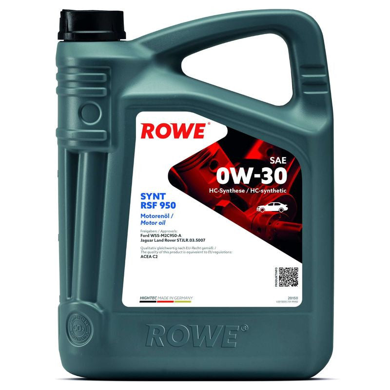 ULEI MOTOR TURISME ROWE HIGHTEC SYNT RSF 950 SAE 0W30 5L Rowe - imagine 1
