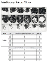 Set coliere zeger interior 300 buc Yato - imagine 1