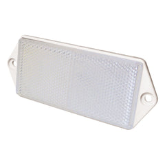 Catadioptru dreptunghiular cu suruburi 103x40mm Alb Runkit - imagine 1