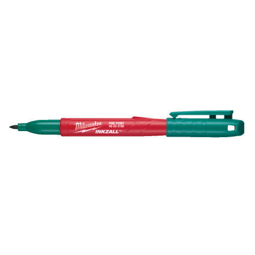 Marker verde pentru santier INKZALL™, cu varf fin Milwaukee - imagine 1