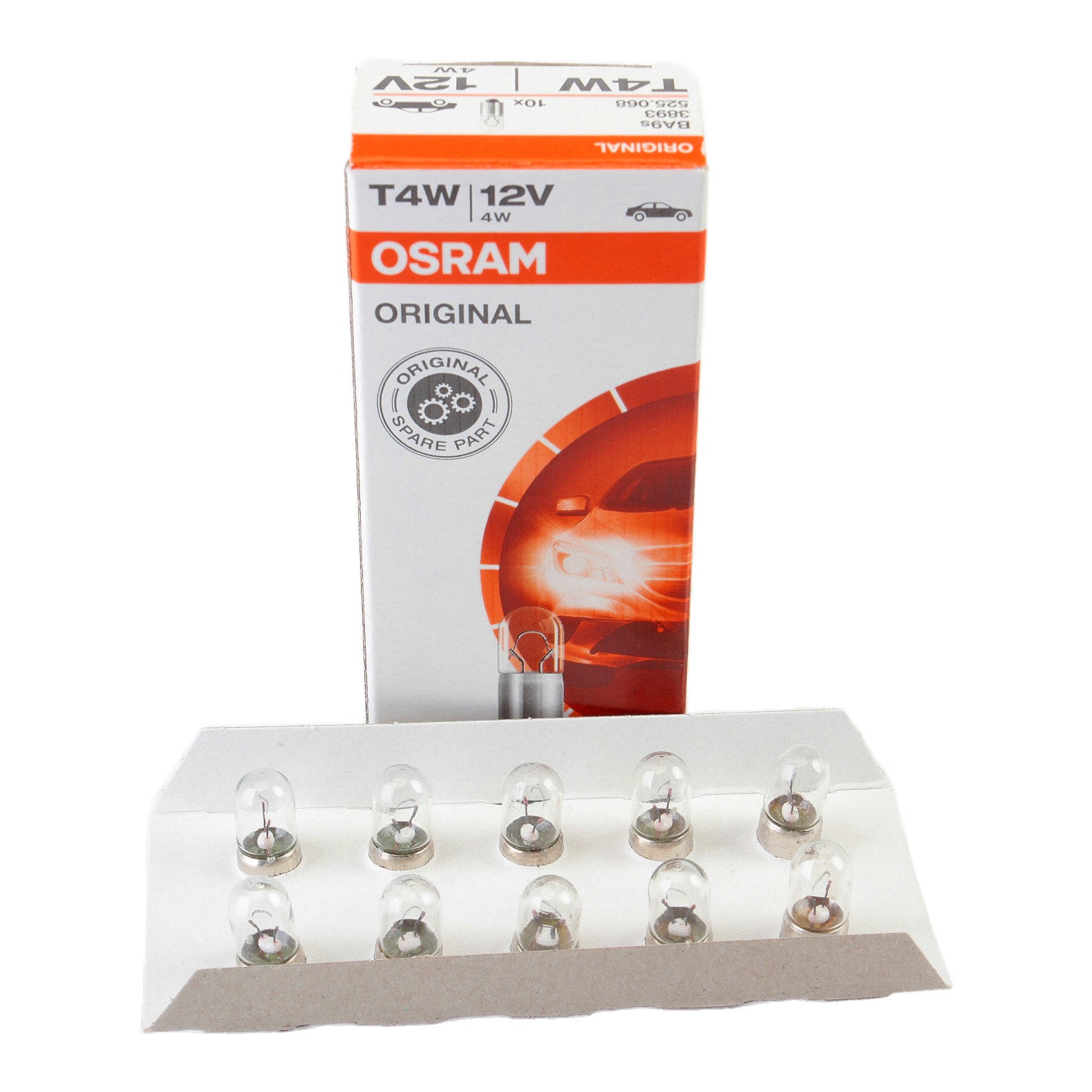 Bec Osram Original T4W 12V 4W BA9s Osram - imagine 1