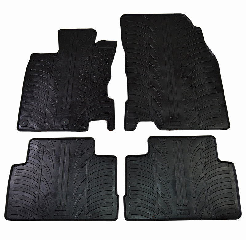 Set covorase auto din cauciuc Nissan Qashqai 2014-07.2021 4x2, 4X4 (Manual/ Automat), Negru, Gledring, 4 buc. (GL0296) Gledring - imagine 1