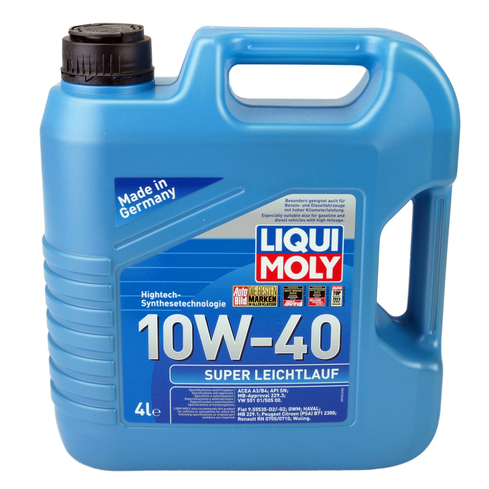 Ulei motor Liqui Moly Super Leichtlauf 10W40 (2625) (9504) 4L Liqui Moly - imagine 1