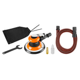 slefuitor orbital pneumatic 150 mm, cu sistem de colectare praf Neo Tools - imagine 1