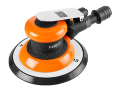 slefuitor orbital pneumatic 150 mm, cu sistem de colectare praf Neo Tools - imagine 2