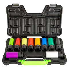 SET 10 TUBULARE IMPACT DE 1/2" SP. EXTRACȚIE ROȚI JBM - imagine 4