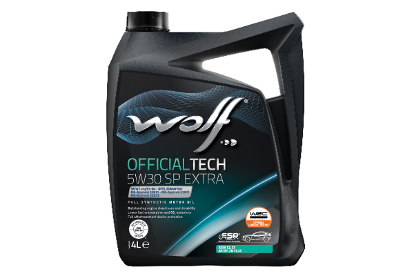 Ulei motor turisme Wolf OfficialTech 5W30 C3 SP EXTRA 4L Wolf - imagine 1