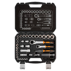 Set de chei tubulare 1/4„ + 3/8”, 46 buc Neo Tools - imagine 2