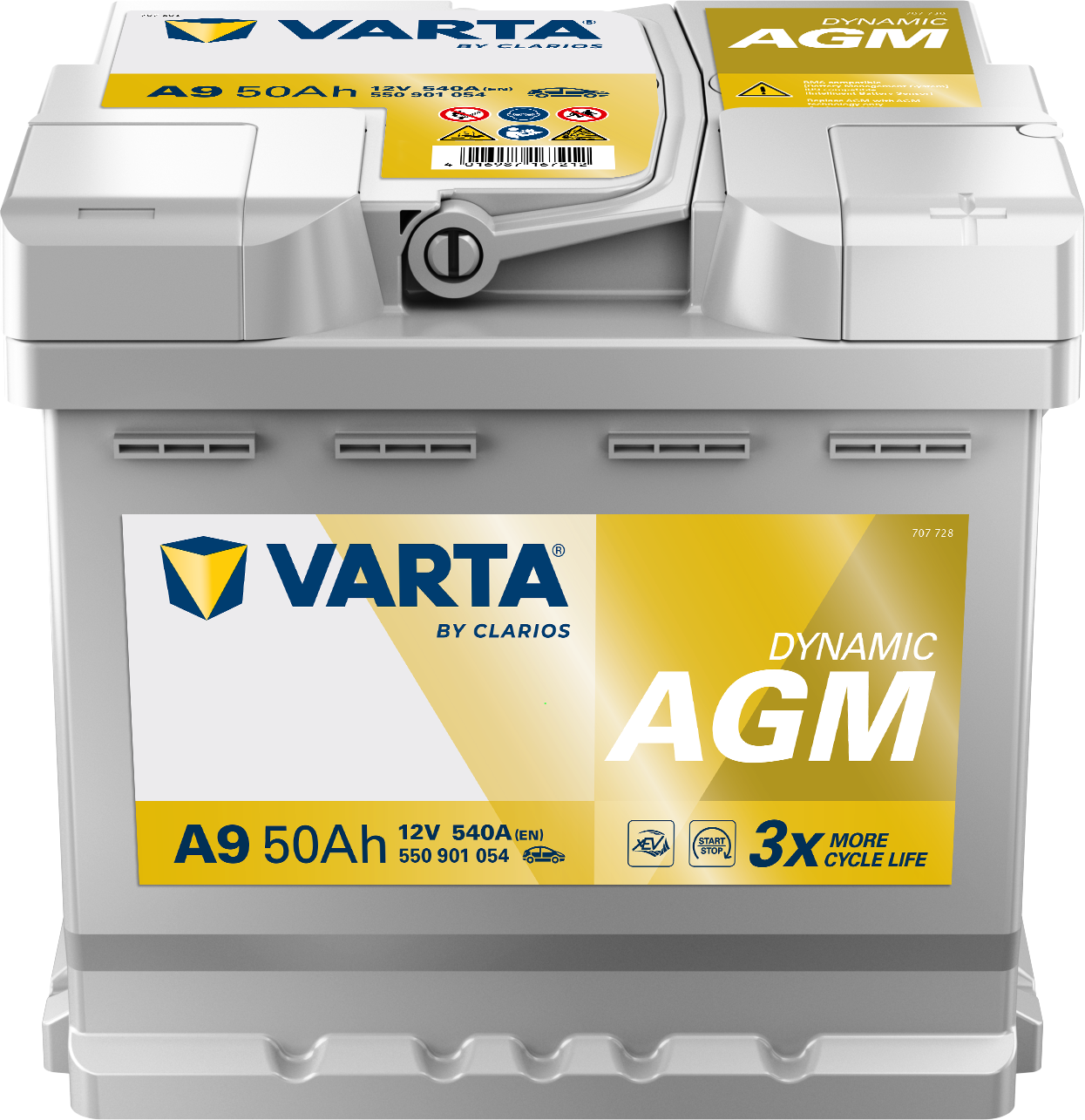 Acumulator Varta Silver Dynamic AGM 50Ah 540A Varta - imagine 1