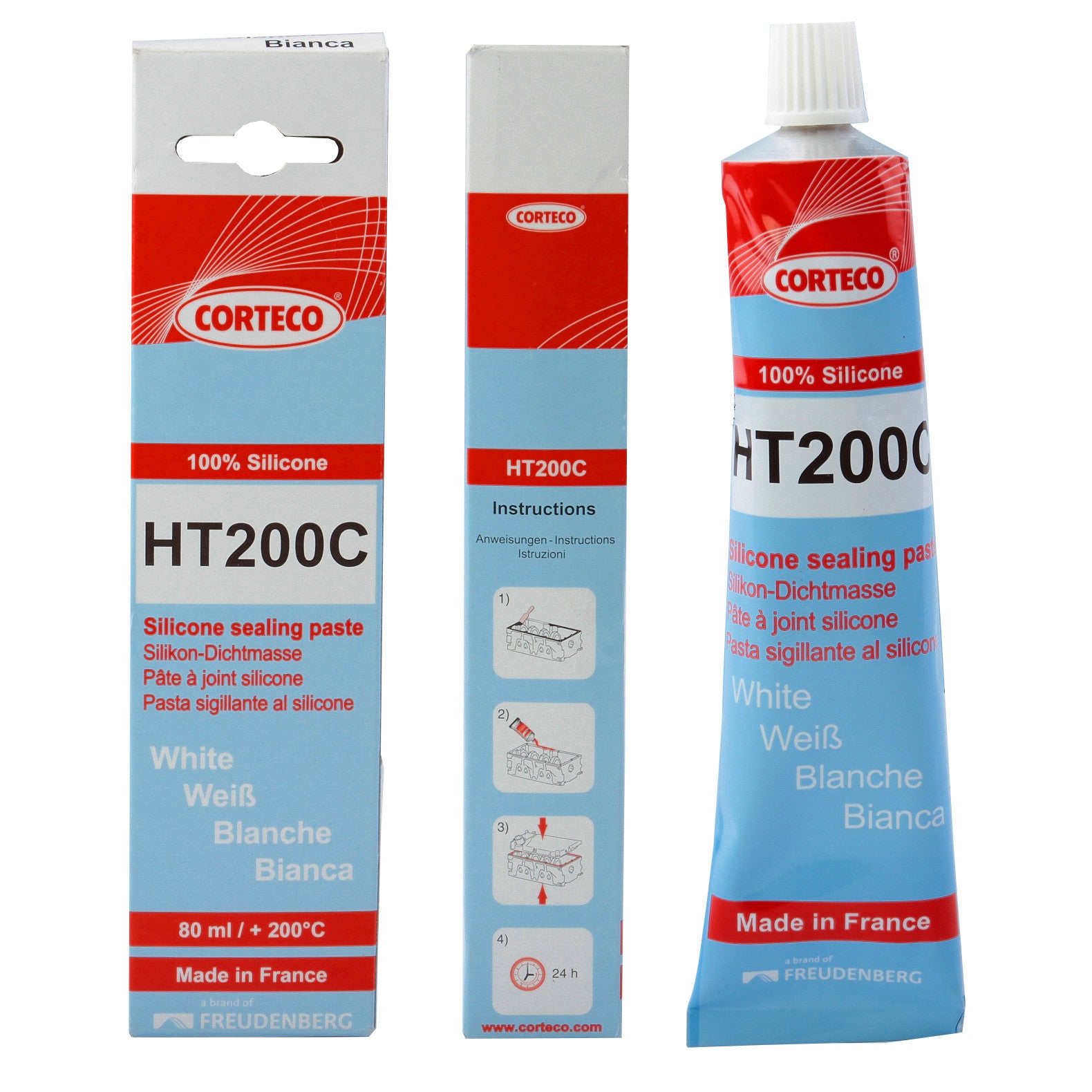 Pasta etansare garnituri 80 ml Silicon Corteco - imagine 1