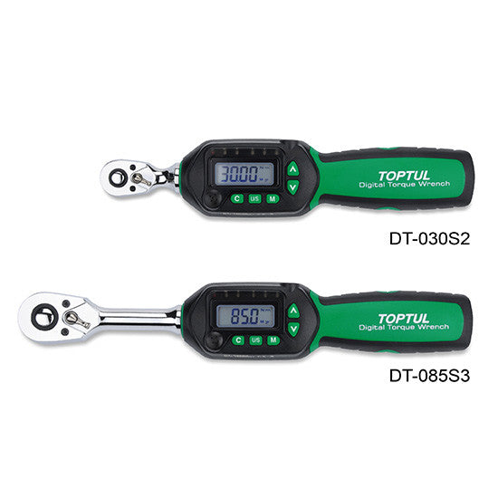 Cheie dinam digitala maner scurt 1/2" 6,8~135 Nm 380mm lungime Toptul - imagine 1