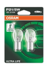 Bec Osram Ultra Life P21/5W 12V BAY15d Osram - imagine 1