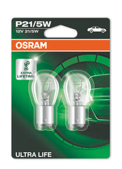 Bec Osram Ultra Life P21/5W 12V BAY15d Osram - imagine 1