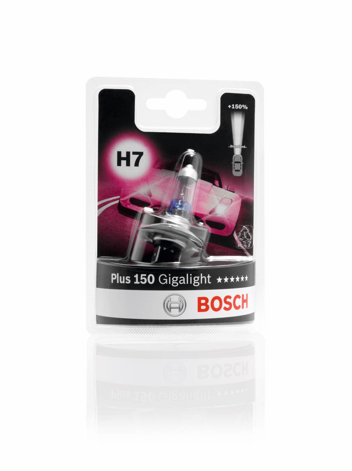 Bec H7 12V 55W Gigalight Plus 150 BLI Bosch - imagine 1