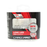 Set de 2 becuri Halogen H4, 55W, +50% Intensitate Carguard - imagine 1
