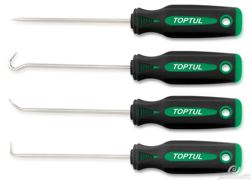 Set maner cu carlig (4 piese) Toptul - imagine 1