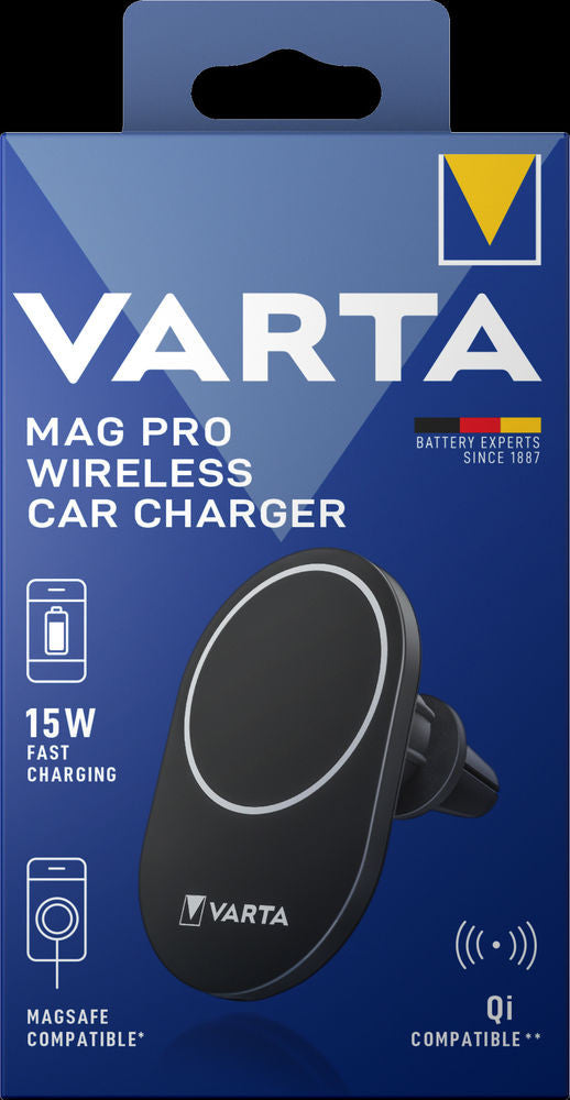 Varta Încărcător auto wireless Mag Pro 15W Fast Charging Varta - imagine 1