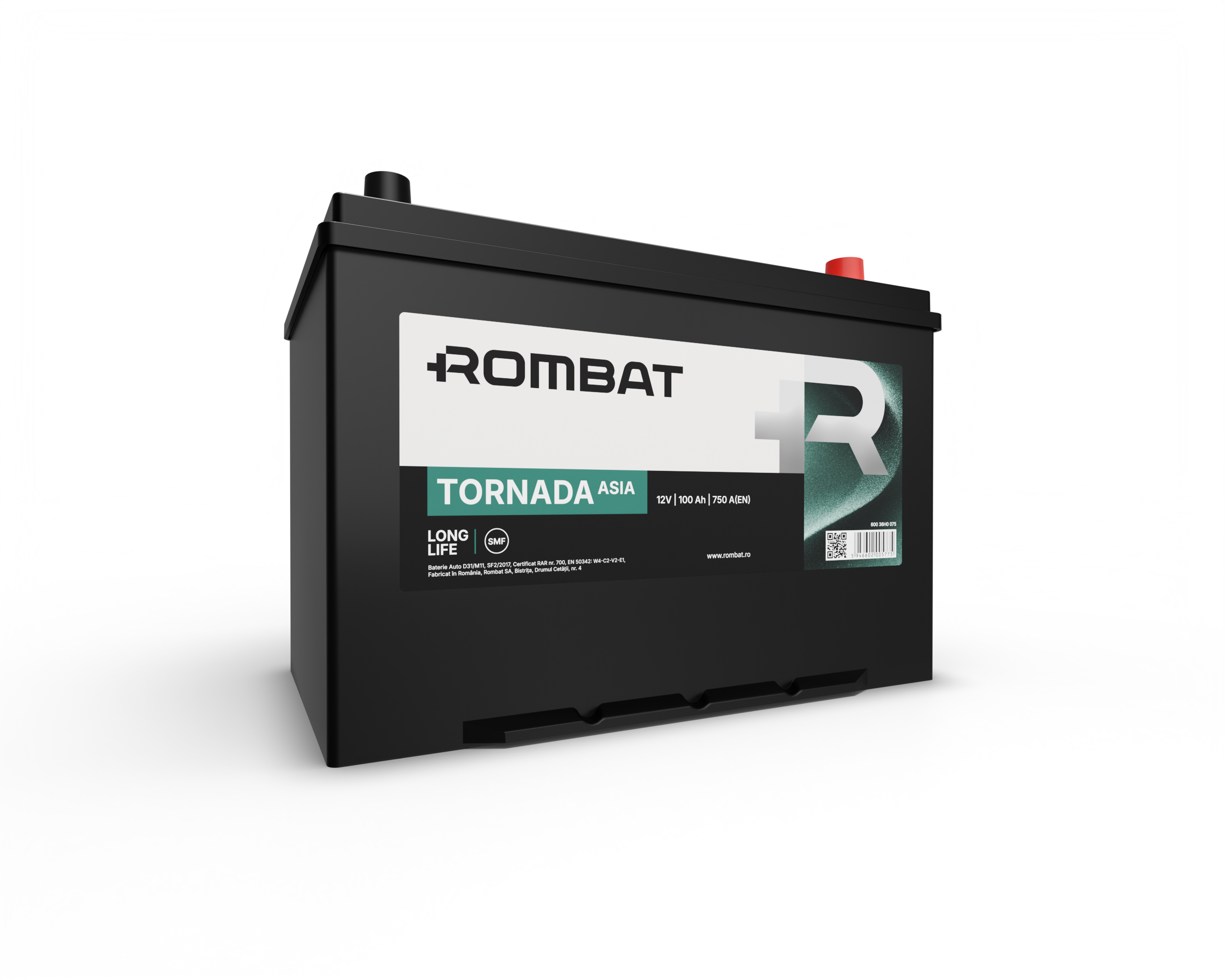 Acumulator Rombat Tornada Asia 100 Ah Rombat - imagine 1