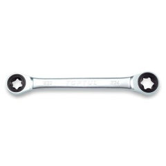 Cheie inelara cu clichet Lungime: 130mm, E20, E24, Toptul - imagine 1