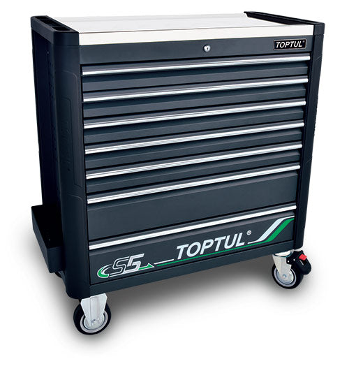 Dulap scule Toptul echipat 340 piese; 7 sertare Toptul - imagine 1