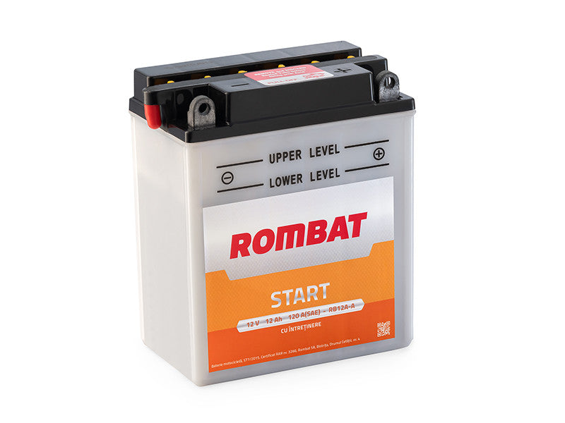 Baterie moto 12Vx12Ah Start cu intretinere RB12A-A Rombat - imagine 1